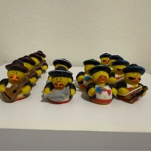 4pc Musical Mariachi Band Rubber Ducks - Jeep Ducking